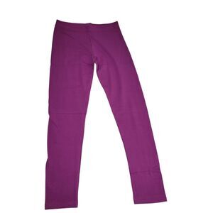 Spotted Zebra Girl’s Casual Leggings Solid Purple Size Large(10)